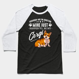Cute Corgi Dog Funny Sayings Corgi - Welsh Corgi Baseball T-Shirt